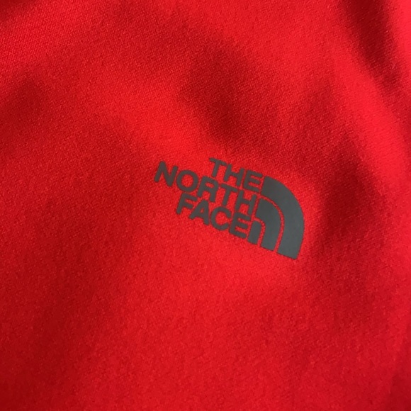 Men’s The North Face hoodie.  Red and gray. Size XL - Picture 4 of 6